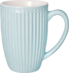 Hohe Keramiktasse Greengate Alice Blassblau – Spülmaschinenfest - pale blue