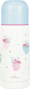 Trinkflasche Glas Greengate Annalise 300ml Weiß Floral