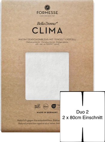 Matratzenschoner Formesse Bella Donna Clima Duo 2 – Atmungsaktiv Tencel