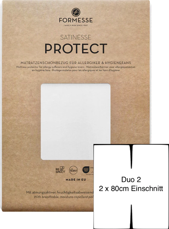 Matratzenschoner Formesse Satinesse Protect Duo 2 Tencel 180x210 cm