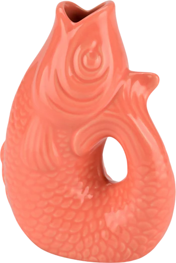 Dekovase Fischform XS Salmon 0,2L Steingut GIFTCOMPANY