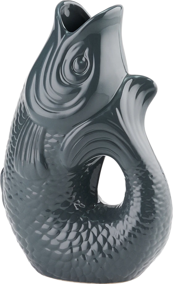 Dekorative Vase Fisch Grau 1,2L GIFTCOMPANY – Originelles Design