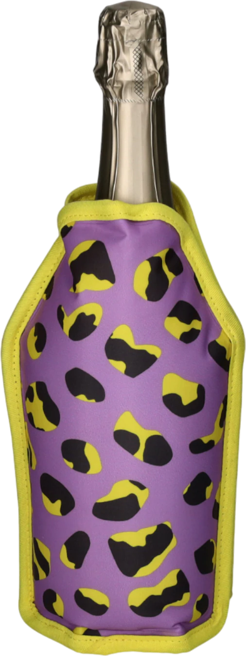 Kühlmanschette Leomuster lila/schwarz/gelb – GIFTCOMPANY Froid