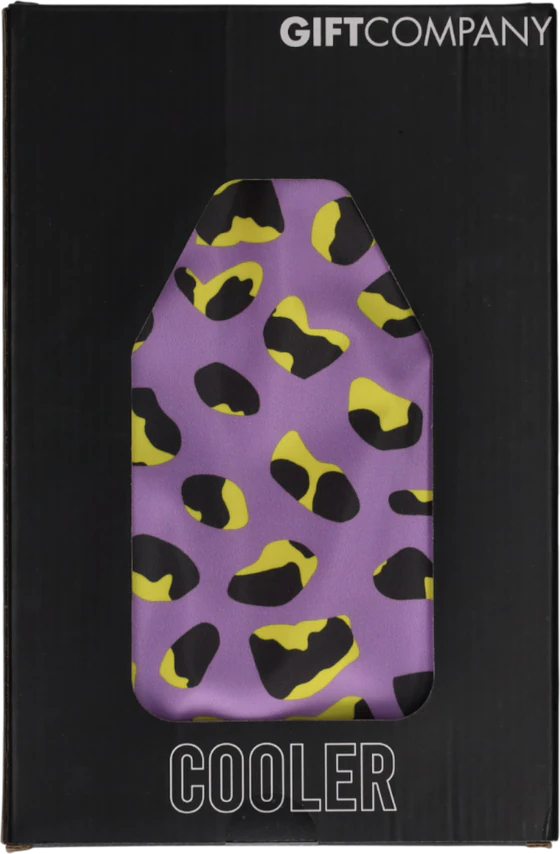 Kühlmanschette Leomuster lila/schwarz/gelb – GIFTCOMPANY Froid