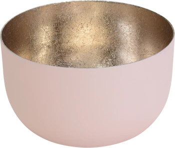 Windlicht aus Metall Madras S blush/gold von GIFTCOMPANY