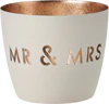 Windlicht Eisen Mr & Mrs Weiß Gold – GIFTCOMPANY Madras M