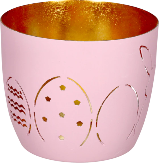 Windlicht Metall Hase Ostereier Rosa Gold – GIFTCOMPANY Madras