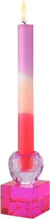 Teelichthalter Kristallglas Sari Helllila Pink – GIFTCOMPANY