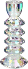 Kerzenhalter Kristallglas Sari H18,5cm irisierend GIFTCOMPANY