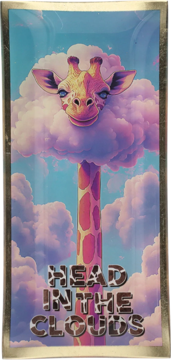 Dekorativer Glasteller GIFTCOMPANY Love Plates Blau Glas Design