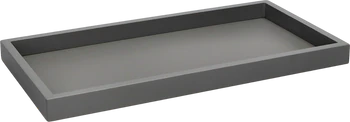 Rechteckiges Serviertablett Neo 30x15 Grau/Dunkelgrau – Modernes Design von GIFTCOMPANY