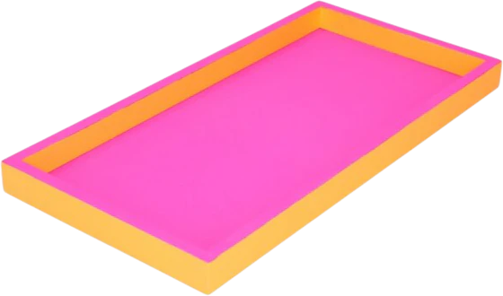 Rechteckiges Serviertablett GIFTCOMPANY Neo Neon-Design 30x15 cm