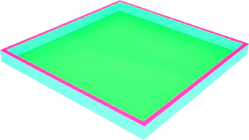 Dekoratives Serviertablett Neo 32cm Neonfarben von GIFTCOMPANY