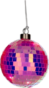 LED-Dekorationskugel GIFTCOMPANY Disco Neon Pink 10cm Glanz