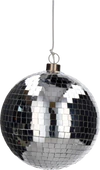 LED-Dekokugel 15cm Silber GIFTCOMPANY – Stimmungsvolle Disco-Optik