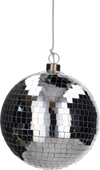 LED-Dekokugel 15cm Silber GIFTCOMPANY – Stimmungsvolle Disco-Optik