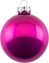 Weihnachtsbaumkugel Glas 6cm Opal fuchsia – GIFTCOMPANY