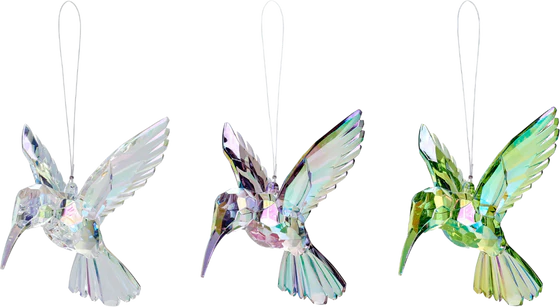 Dekorationsfigur Kolibri 3er-Set GIFTCOMPANY Acryl bunt