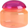 Vorratsdose Borosilikatglas L pink/orange von GIFTCOMPANY