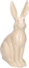 Dekorationsfigur Hase XL sandstone – GIFTCOMPANY Unikat Polyresin