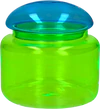 Vorratsdose Borosilikatglas L neon türkis/grün GIFTCOMPANY