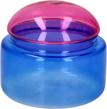 Vorratsdose Glas S pink/blau GIFTCOMPANY – Hitzebeständig