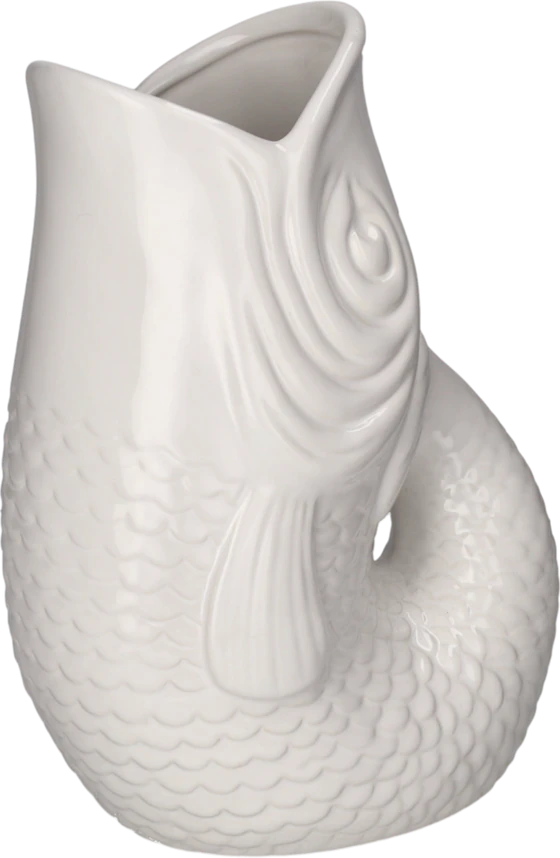 Eiswürfelbehälter Steingut Monsieur Glacon weiß – Humorvolles Design von GIFTCOMPANY