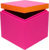 Aufbewahrungsbox MDF Neo S neon pink/orange – GIFTCOMPANY
