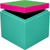 Aufbewahrungsbox MDF Neo S 13x13x13cm Neonfarben - GIFTCOMPANY