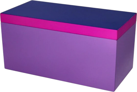 Aufbewahrungsbox MDF Neo M Dunkelblau Lila – Trendiges Design GIFTCOMPANY