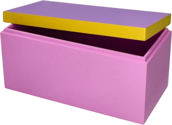 Aufbewahrungsbox MDF Neo M Lila Gelb Rosa – GIFTCOMPANY