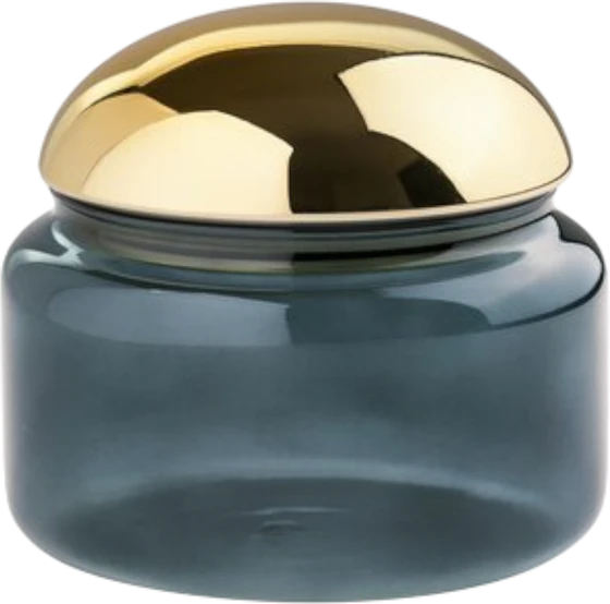 Vorratsdose Borosilikatglas L Blau/Gold – GIFTCOMPANY Voile