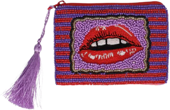 Kleine Kosmetiktasche GIFTCOMPANY Elodie XS Lippenmotiv Baumwolle