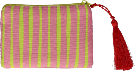 Kleine Kosmetiktasche Hot Dog Rosa XS Baumwolle – GIFTCOMPANY