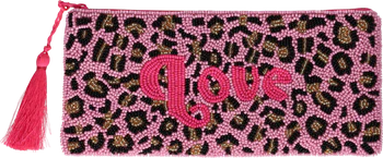 Kosmetiktasche GIFTCOMPANY Elodie L Rosa Love Baumwolle
