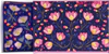 Kosmetiktasche Elodie M Blau Blüten Baumwolle – GIFTCOMPANY