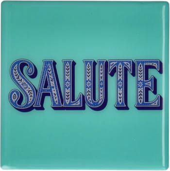Untersetzer Türkis Salute Terrakotta - GIFTCOMPANY Love Tiles