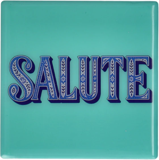 Untersetzer Türkis Salute Terrakotta - GIFTCOMPANY Love Tiles