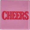 Untersetzer Terrakotta Cheers Rosa – GIFTCOMPANY Love Tiles