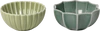 Set aus zwei Schalen Dottir Nordic Design Samsurium Wasabi Spruce