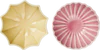 Set aus zwei Schalen Dottir Nordic Design Samsurium Mimosa Blush