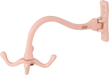 Wandhakenleiste Metall Rice by Rice Lachs 4 Haken Swirl