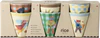 Kinderbecher-Set Melamin Rice by Rice Hero Print Grün 6er-Pack - Green