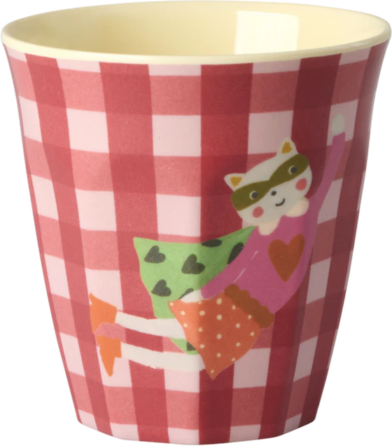 Kinderbecher-Set Melamin Rice by Rice Hero Print Grün 6er-Pack