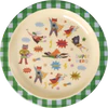 Kinderteller Melamin Grün Hero Print Rice by Rice – Bruchfest BPA-frei