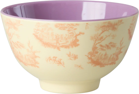 Kleine Melamin Schale Rice by Rice 300ml Toile Print BPA-frei