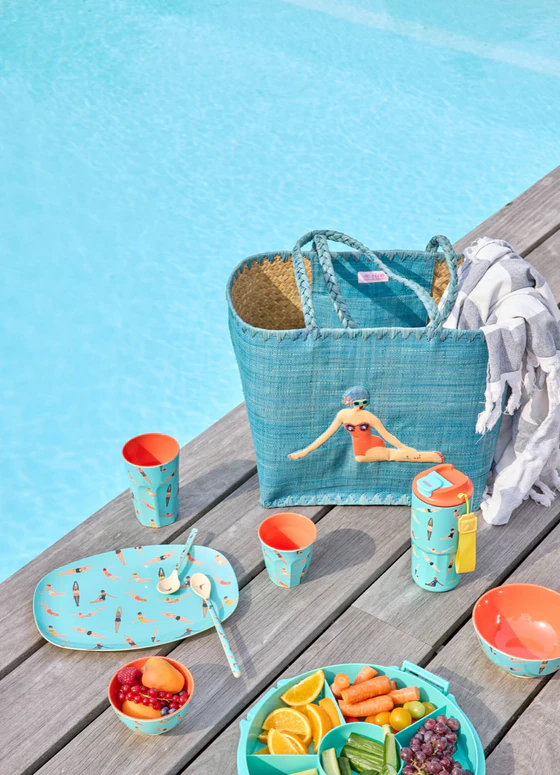 Melamin-Trinkbecher Retro Swimster 250 ml Rice by Rice BPA-frei