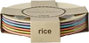 Essteller-Set Melamin 6-tlg Glory Days Rice by Rice bruchfest - Melamine Round Dinner Plates in Asst. Glory Days Colors - 6 Pack