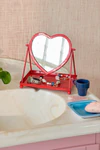 Wandspiegel Herzform Rot Rice by Rice – Metall Eyecatcher