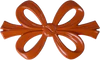 Topfuntersetzer Metall Schleifenform Orange Rice by Rice - Metal Trivet in Bow Shape - Orange